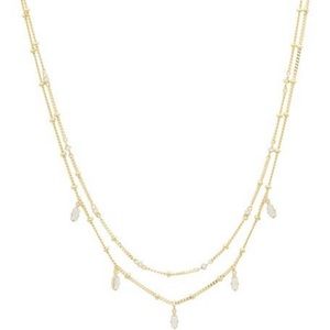 Gorjana Dani Crystal Layered Necklace
